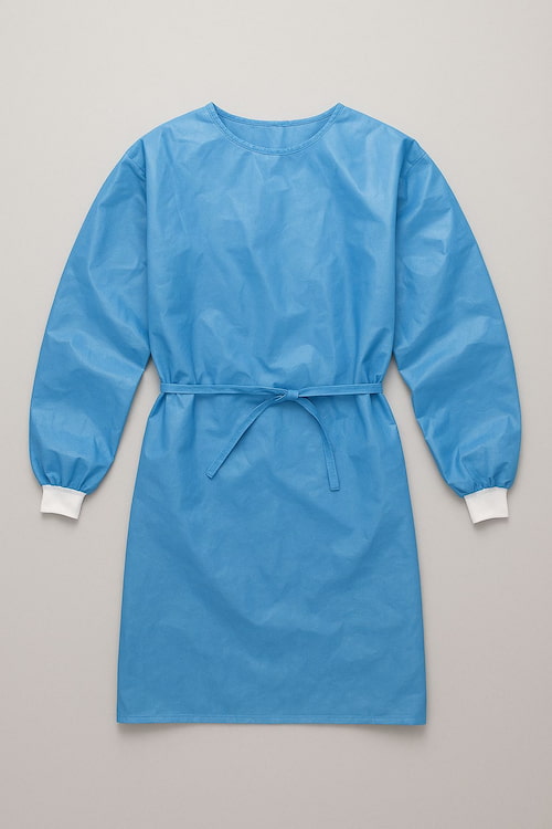 گان جراحی یکبار مصرف با پوشش کامل و ایمنی بالا